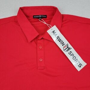 Marvin Sports Ganassi Performance Polo Shirt‎ Mens 3XL Red Indy Car Racing